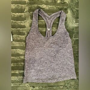Gray Women's Racerback Tank Top